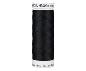 Mettler SERAFLEX Hilo de coser elástico 130 m Negro Poliéster Hilo