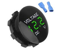 MÉTULE VOLT BATERÍA Digital - Visualización de voltaje digital Monitor de batería, pantalla LED Medidor de prueba de batería | Contador de voltaje LCD preciso, ideal para baterías de coche