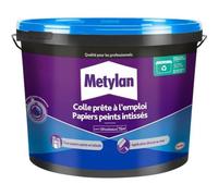 Metylan Cola Para Papel Pintado No Tejido Lista Para Usar 2,25 Kg, Pasta Blanca, Alta Adherencia, Aplicación Con Rodillo En Pared, Tiempo Abierto 10-20 Min, Hasta 15 M²