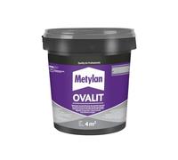 Metylan Ovalit - Adhesivo potente para textiles de pared, superpegamento para papel pintado textil, yute, fibra de vidrio, adhesivo resistente a la humedad para sustratos difíciles, 750 g
