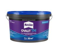 Metylan Pegamento para papel pintado Ovalit TM puro o como aditivo para pasta de papel pintado, adhesivo muy fuerte para revestimientos de paredes pesadas, adhesivo resistente a la humedad y a la
