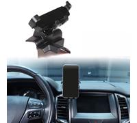 METYOUCAR Soporte de teléfono de coche para Ford Ranger 2015-2021, rejilla de ventilación central, soporte fijo giratorio de 360 grados para teléfono móvil para coche, apto para iPhone, Android y