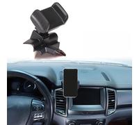 METYOUCAR Soporte de teléfono de coche para Ford Ranger 2015-2021, rejilla de ventilación central, soporte fijo giratorio de 360 grados para teléfono móvil para coche, apto para iPhone, Android y