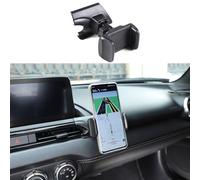METYOUCAR Soporte de teléfono para Mazda MX-5 ND 2016-2024 con rejilla de ventilación central lateral derecho, soporte fijo giratorio para teléfono móvil para coche, apto para iPhone, Android y
