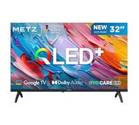 Metz 32MQF7000Z, TV 32 Pulgadas Smart, QLED TV, Google con Google Assistant, HDR10, Dolby Audio, Bluetooth 5.1, Negro (DVB-T/T2/S/S2/C ATV, Ci+) 2025