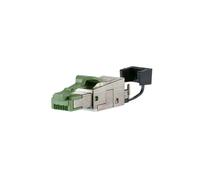 Metz connect 130e405032pe conector rj-45 verde, plata