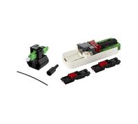 METZ CONNECT 150800200-E5 StarterSet WKZ-Set OpDAT LWL con 20 Conectores FAST LC/APC OS2, Negro/Verde/Rojo/Blanco