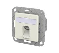METZ CONNECT E-DAT C6A LS Lata de 1 puerto, color blanco