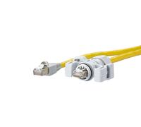 Metz connect e-dat v6 cable de red amarillo 1 m cat6 s/ftp (s-stp)