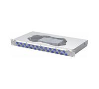 METZ CONNECT Patch Panel OpDAT LC 24 Puertos Fijo Empalme para Fibra Óptica OS2 Monomodo