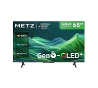 Metz Televisor 65 Pulgadas QLED Smart TV con Chromecast, 4K UHD, HDR10+, Dolby Vision, Dolby Atmos, MEMC, HDMI 2.1, Cuidado Visual, DVB-T/T2/C/S/S2 HEVC, Ci+, 65MQH7500Z, Modelo 2026