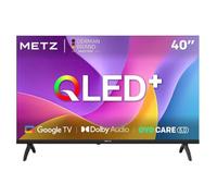Metz TV 40 Pulgadas Smart TV, Televisor 40” QLED, HDR10, Dolby Audio, Chromecast Integrado, WiFi, Bluetooth 5.1, HDMI 2.1, DVB-T2/S2/C, Ci+, 40MQH7000Y (Modelo 2026)