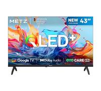 Metz TV 43 Pulgadas Smart TV, Televisor 43” FHD QLED, HDR10, Dolby Audio, Chromecast Integrado, WiFi, Bluetooth 5.1, HDMI 2.1, DVB-T2/S2/C, Ci+, 43MQH7000Z (Modelo 2026)