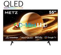 Metz TV 55 pulgadas （139 cm ）4K QLED Mini LED Smart TV HDR 10+ MEMC Pantalla mate antirreflejos with Chromecast Google TV Local Dimming Dolby Audio & Vision & Atmos Modo Juego（ 55MNH7000Z 2026 modelo）