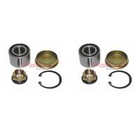 METZGER 2x Eje de Rueda Juego Cojinetes Trasero para Renault Clio IV Twingo II