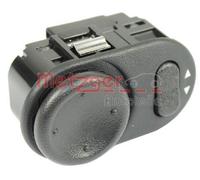 METZGER Conmutador, ajuste de espejo para OPEL: Corsa, Meriva, Combo & VAUXHALL: Corsa, Meriva (Ref: 0916234)