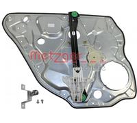 METZGER Elevalunas Eléctrico Trasero Derecho Sin Motor Para VW Polo