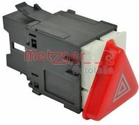 METZGER interruptor luz warning para SKODA: Fabia & VOLKSWAGEN: Transporter (Ref: 0916328)