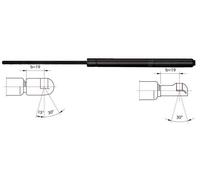 METZGER 2110482 Muelle neumático, capó de motor