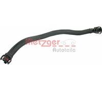METZGER Tubo flexible, ventilación bloque motor para BMW: Série 5, Série 7, Série 6, X6, X5 (Ref: 2380053)