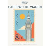 Meu Caderno de Viagem a Londres: Guia de viagem para crianças curiosas com atividades, desafios, espaço para desenhar e guardar lembranças
