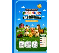 Meu Livro Gigante de Desenhos da Fazendinha: 30 páginas para criatividade infantil