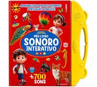 Meu Livro Sonoro Interativo - Português e Inglês - Amarelo