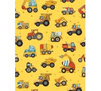 Meu Primeiro Livro de Colorir: Máquinas e Caminhões: Desenhos Grandes e Fáceis para Crianças de 3 a 7 Anos