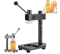 MEUBLLY Máquina selladora Manual de latas, cerradora Manual de latas, Herramienta Ajustable para Cerrar latas de Bebidas, Capacidad de Sellado 250/330/400/500/700 ml, para Cerveza casera