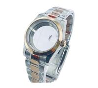 MEUIXT 36 mm 40 mm Plata Oro rosa NH34 NH35 NH36 NH38 NH39 NH70 NH72 ETA2824 PT5000 Caja de reloj pulida Cristal de zafiro resistente al agua(Glass Back A1,40mm ETA2824 PT5000)