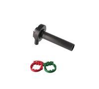 MEUIXT Accesorios for manillar de motocicleta de 22 mm (7/8 pulgadas): engrasador, acelerador de giro rápido, puño giratorio compatible con pit bikes.(Black)