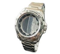 MEUIXT Caja de acero for relojes de hombre de 44 mm, piezas de reloj compatibles con movimiento NH34, NH35 y NH36, accesorios de reloj, caja de reloj de cristal de zafiro(Color 4)