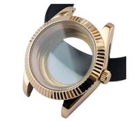 MEUIXT Caja de metal for hombre de 36 mm/41 mm compatible con movimiento NH34/35/36, caja de reloj de zafiro resistente al agua, piezas de reloj(9,Case diameter 36mm)