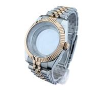 MEUIXT Caja de metal for hombre de 36 mm/41 mm compatible con movimiento NH34/35/36, caja de reloj de zafiro resistente al agua, piezas de reloj(19,Case diameter 41mm)