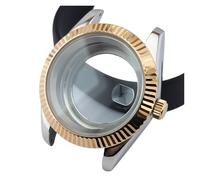 MEUIXT Caja de metal for hombre de 36 mm/41 mm compatible con movimiento NH34/35/36, caja de reloj de zafiro resistente al agua, piezas de reloj(8,Case diameter 41mm)