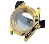 MEUIXT Caja de metal for hombre de 36 mm/41 mm compatible con movimiento NH34/35/36, caja de reloj de zafiro resistente al agua, piezas de reloj(6,Case diameter 41mm)