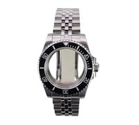 MEUIXT Caja de reloj de buceo de 40 mm con cristal de zafiro compatible con NH35, NH34, NH36/38, movimiento Miyota 8215 ETA 2824, esfera de 28,5 mm, Submariner(Glass bottom cover 2,Miyota 8215)