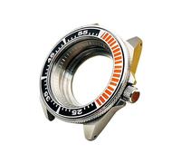 MEUIXT Caja de reloj King Samurai de 44 mm NH35 compatible con NH35 NH36 4R Movimiento automático Cristal de zafiro Tapa trasera transparente Caja de reloj(6)