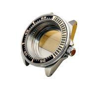 MEUIXT Caja de reloj King Samurai de 44 mm NH35 compatible con NH35 NH36 4R Movimiento automático Cristal de zafiro Tapa trasera transparente Caja de reloj(9)