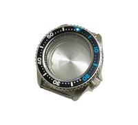 MEUIXT Caja de reloj NH35 de 42 mm con cristal de zafiro compatible con movimiento NH35 NH36 4R 7S Esfera de 28,5 mm con inserto de bisel Piezas de reparación de relojes for hombres(024)