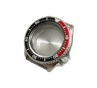 MEUIXT Caja de reloj NH35 de 42 mm con cristal de zafiro compatible con movimiento NH35 NH36 4R 7S Esfera de 28,5 mm con inserto de bisel Piezas de reparación de relojes for hombres(01)