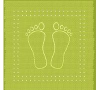 Meusch 4388615002 - Alfombra de baño, 55 x 55 cm, Color Verde