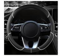MEUZBFAQL Funda de Cuero para Volante para Toyota C-HR 2024 2025 | Yaris | Yaris Cross 2020-2025 Protector Volante Coche Transpirable y Antideslizante Accesorios Coches Interior,O