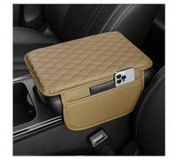 MEUZBFAQL Funda Reposabrazos Coche, para Hyundai Kona SX2 EV Electric 2024 2025 Cojín Consola Central Cuero PU Acolchado Almohadilla Ergonómica Bolsillos Laterales,A