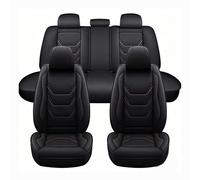 MEUZBFAQL Fundas Asientos Coche Universales, para MG 3 Hybrid (MG3) 2024-2025 Cuero Sintético Transpirable Protector Asiento Delantero Trasero Cubreasientos,A