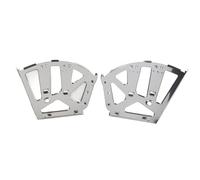 Mevbeyy Bisagras de gabinete de zapatos de acero inoxidable, paquete de 2 (3 Niveles)