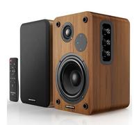 MEVOSTO - Altavoces Activos para estantería de 36 W RMS BT 5.4 inalámbrico con Altavoz de 5 Pulgadas, PC USB para Estudio de Graves y Agudos, Ajuste de Entrada