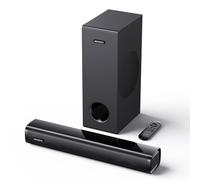 MEVOSTO Barra de Sonido para TV con Subwoofer, 2.1CH Barra de Sonido TV con 5.25" Grande Woofer para PC, 5 EQ Ajustables, ARC/Óptico/BT 5.0/AUX - 12L Graves Profundos
