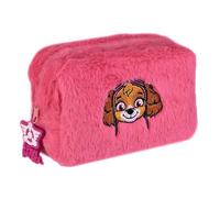 Mevsim Store Estuche para niñas - Estuche de felpa rosa - Estuche y estuche para niños escuela y viaje - Neceser de maquillaje y estuche de almacenamiento - Regalo dulce para niñas, La Patrulla, 1