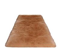MEVZHH Alfombras, Alfombraluda Extra Suave de Lujo Alfombraluda Gruesa para la Decoración Del Hogar Cozy Alfombra Marrón Área para Dormitorio Y Sala de Estar 71X28 Pulgadas Alfombra Interior/a/W80 * L